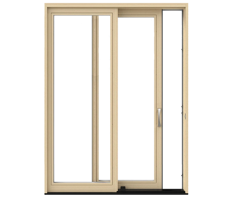 Staten Island PELLA® LIFESTYLE SERIES Wood Sliding Patio Doors 